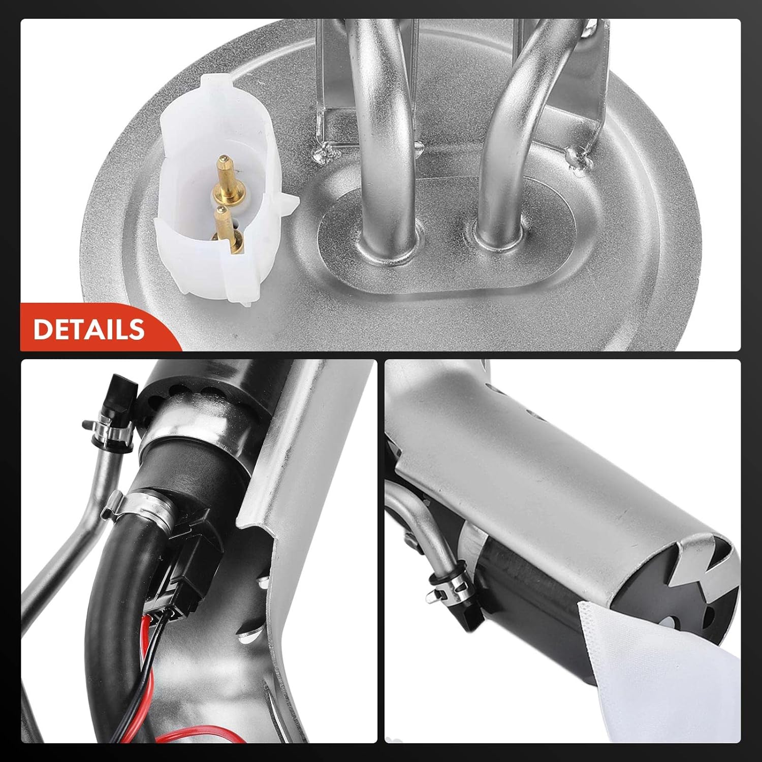 A-Premium Electric Fuel Pump Assembly Compatible with Ford Thunderbird 1985-1988 & Lincoln Mark VII 1986-1992 & Mercury Cougar 1985-1986, Replace# E6LZ9A407A