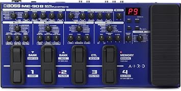 BOSS ME-90B Bass Multi Effects | All-in-One Base Processor | 10 Onboard AIRD Amp Models | 61 Effects from the BOSS Bass Effects Library | 8 Multi-Function Foot Switches & Redesigned Expression Pedals