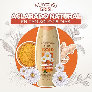 Manzanilla GRISI Chamomile Lightening Shampoo NutricomplexQ10 (13.5oz)