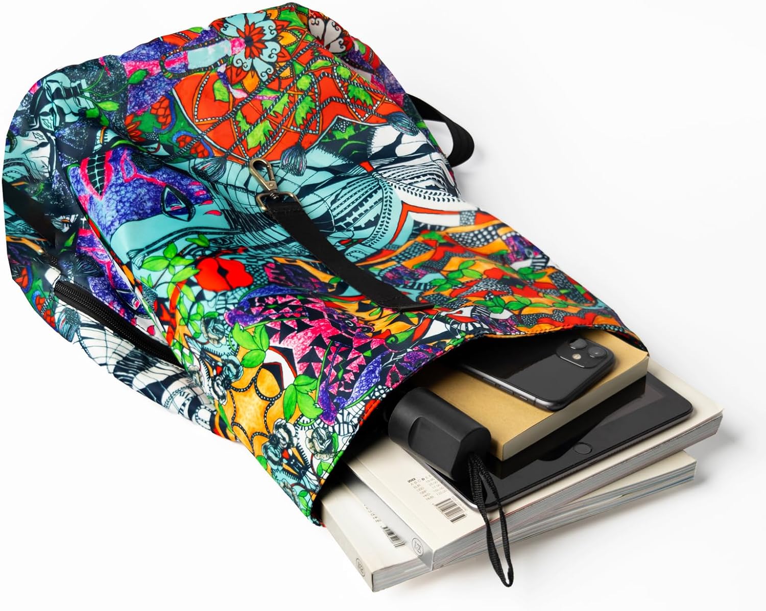 Black Butterfly Bohemia Style Large capacity Backpack for women, Fashion female backpack, DIY handbag backpack - Image 5