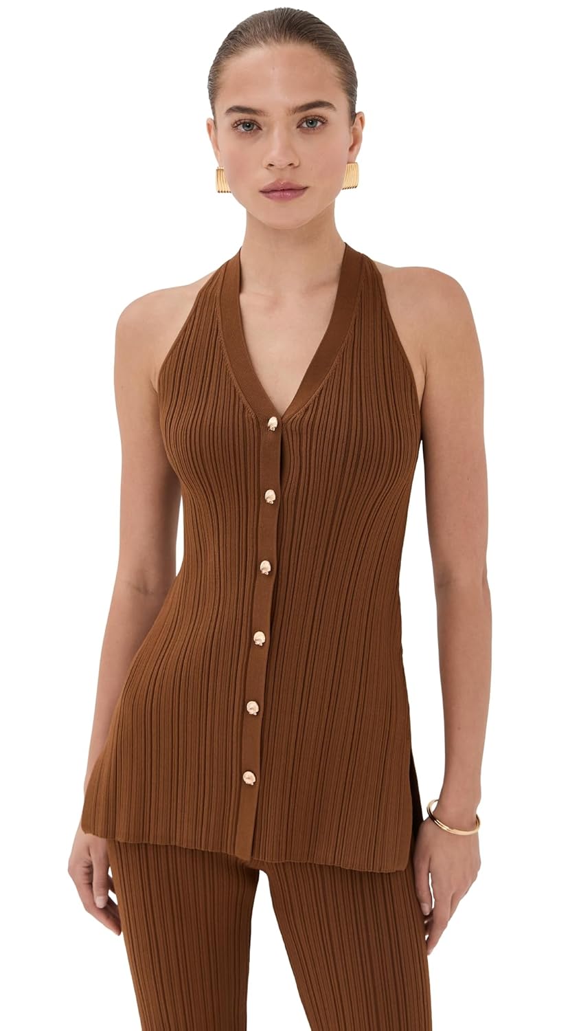 Veronica Beard Womens Dax Knit Vest