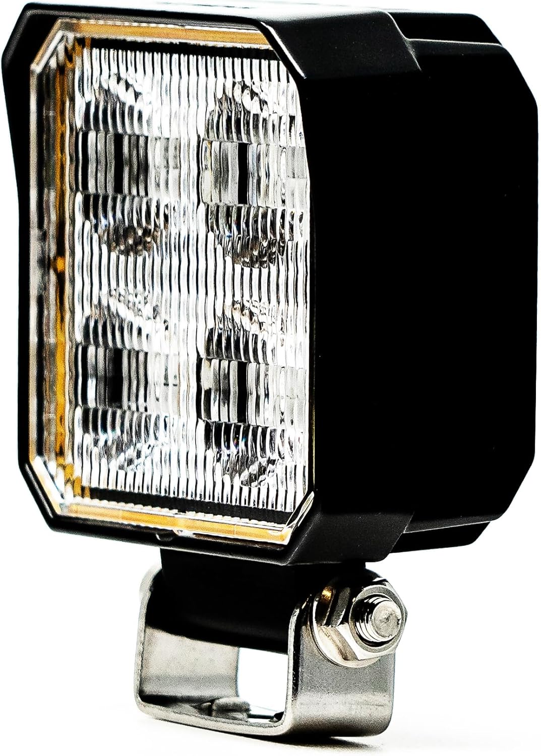 Alpena TrekTec MS4 LED Pod Lights, Off Road Lights, Square Fog Lights for Cars, Trucks, SUVs, CUVs, and UTVs, ATV Lights, Stainless Steel Ditch Lights for 12V to 24V, 4 LED Lights Per Pod, 2-Pack