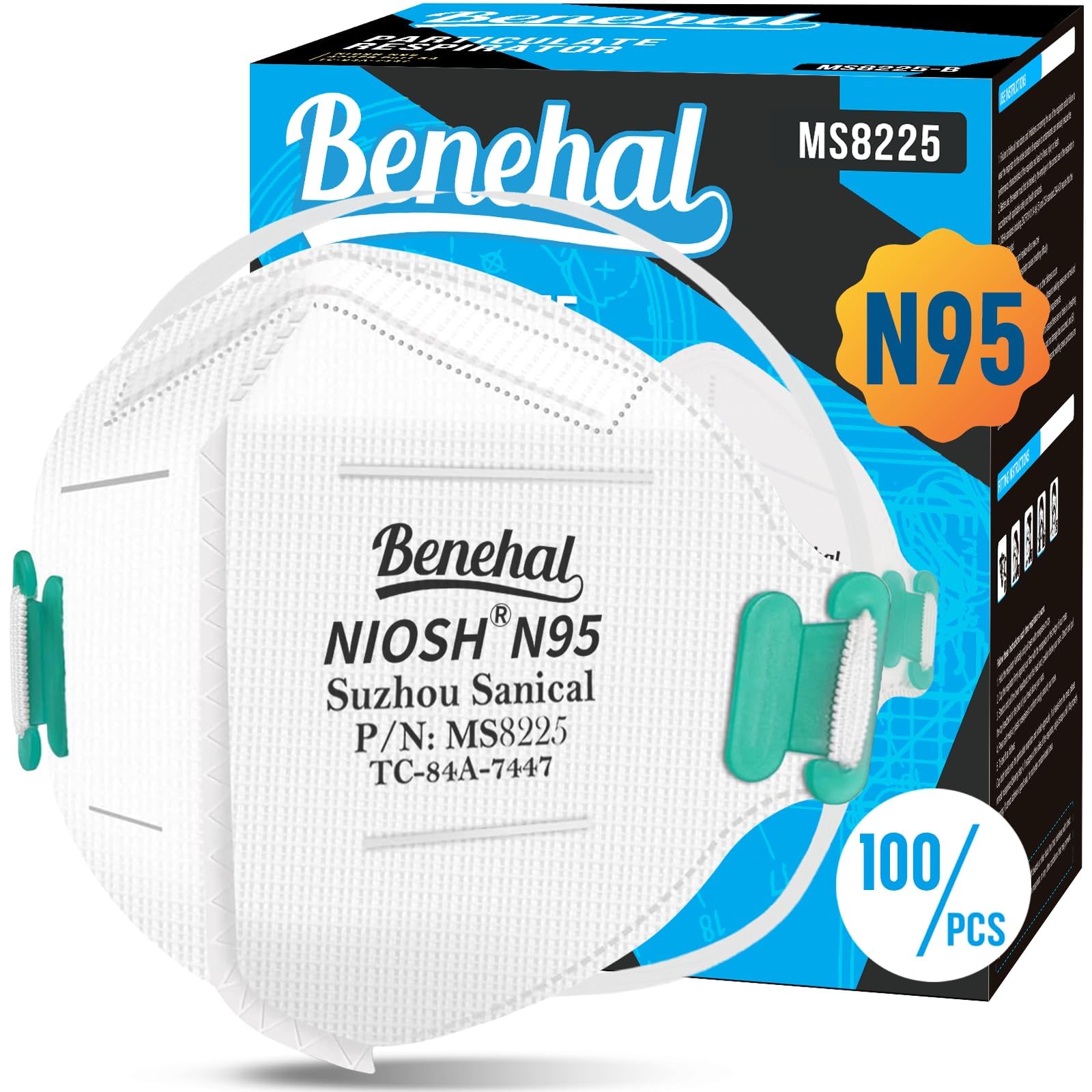 Breathable Protection Masks Against Dust for Adult, Men, Women - White