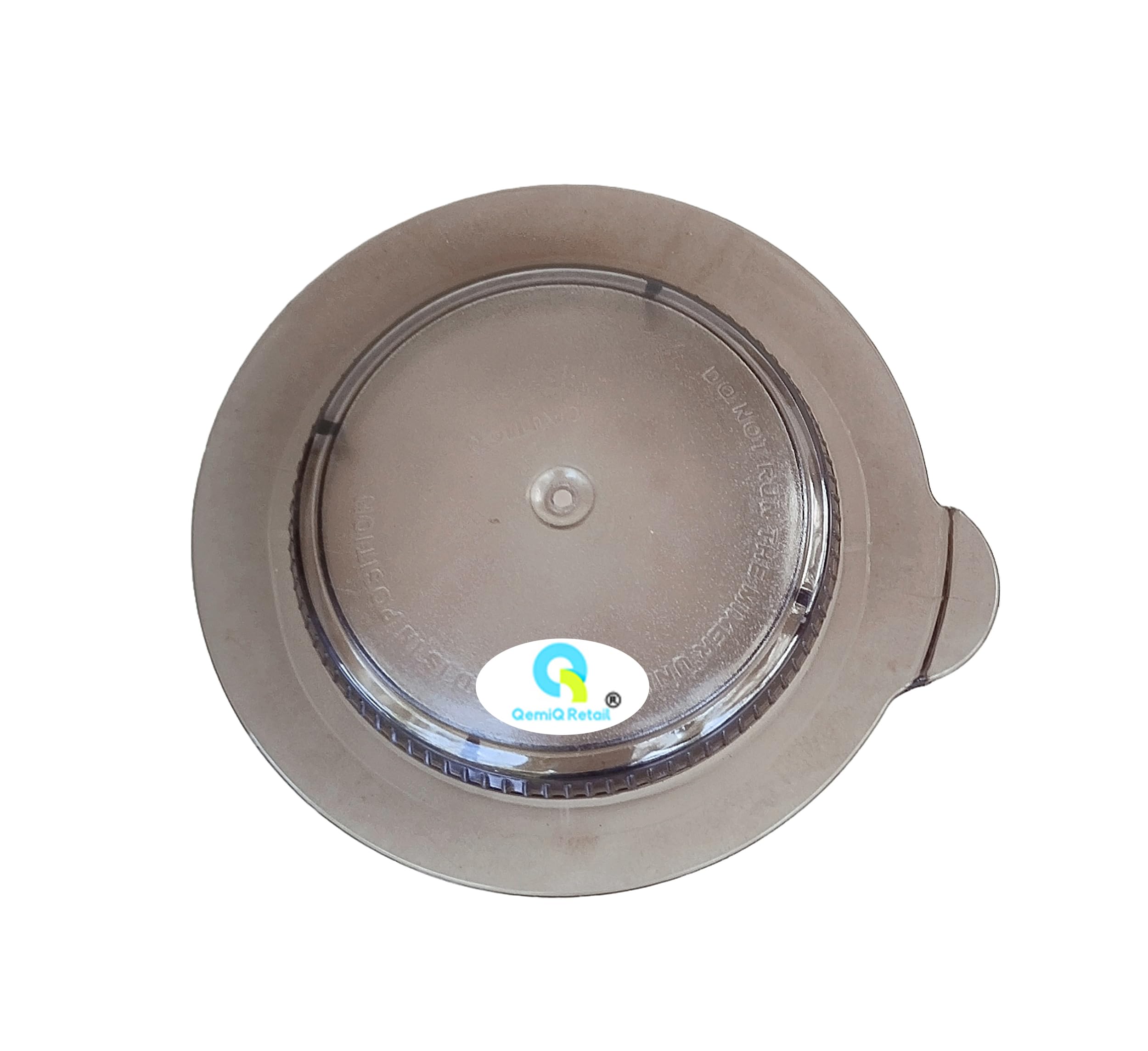 QemiQ Retail® -"Medium Flat lid/Cap with Silicone Gasket" For -Sujata Medium Steel Jar Dynamix and Multimix Models-picture-17