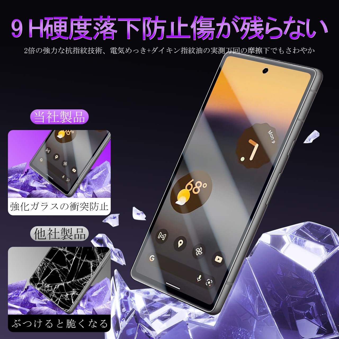 Amazon.co.jp: 【1+1セット】Google Pixel 6A フイルム + ケースGoogle 
