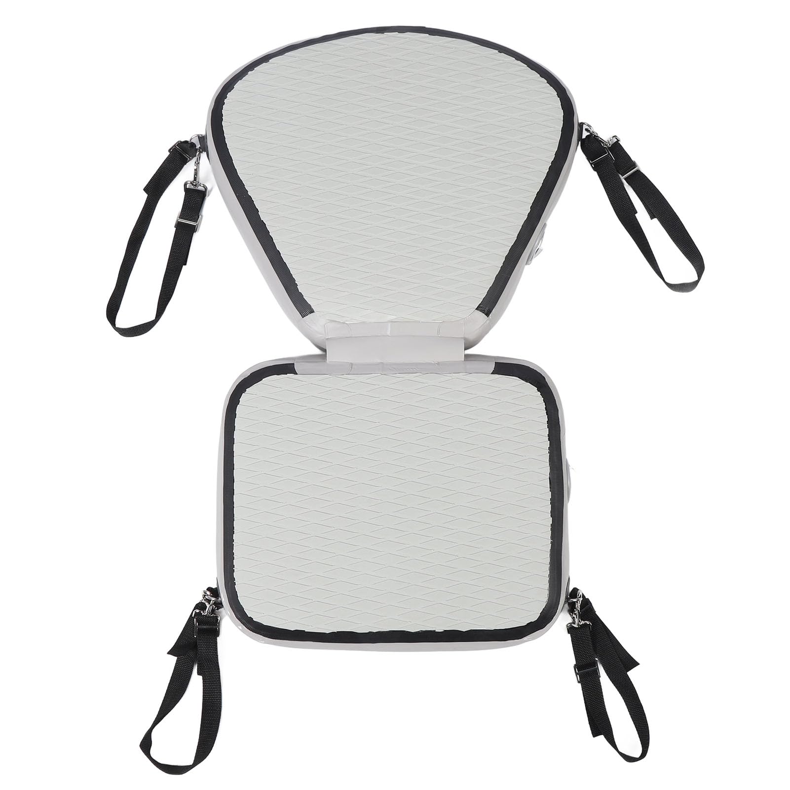 Abnehmbares Paddleboard-Sitzpolster, verstellbarer Kajak-Sitz mit ergonomischer hoher Rückenstütze, EVA-Schaum gepolsteter universeller Bootsitz für Kajak und Ruderboot