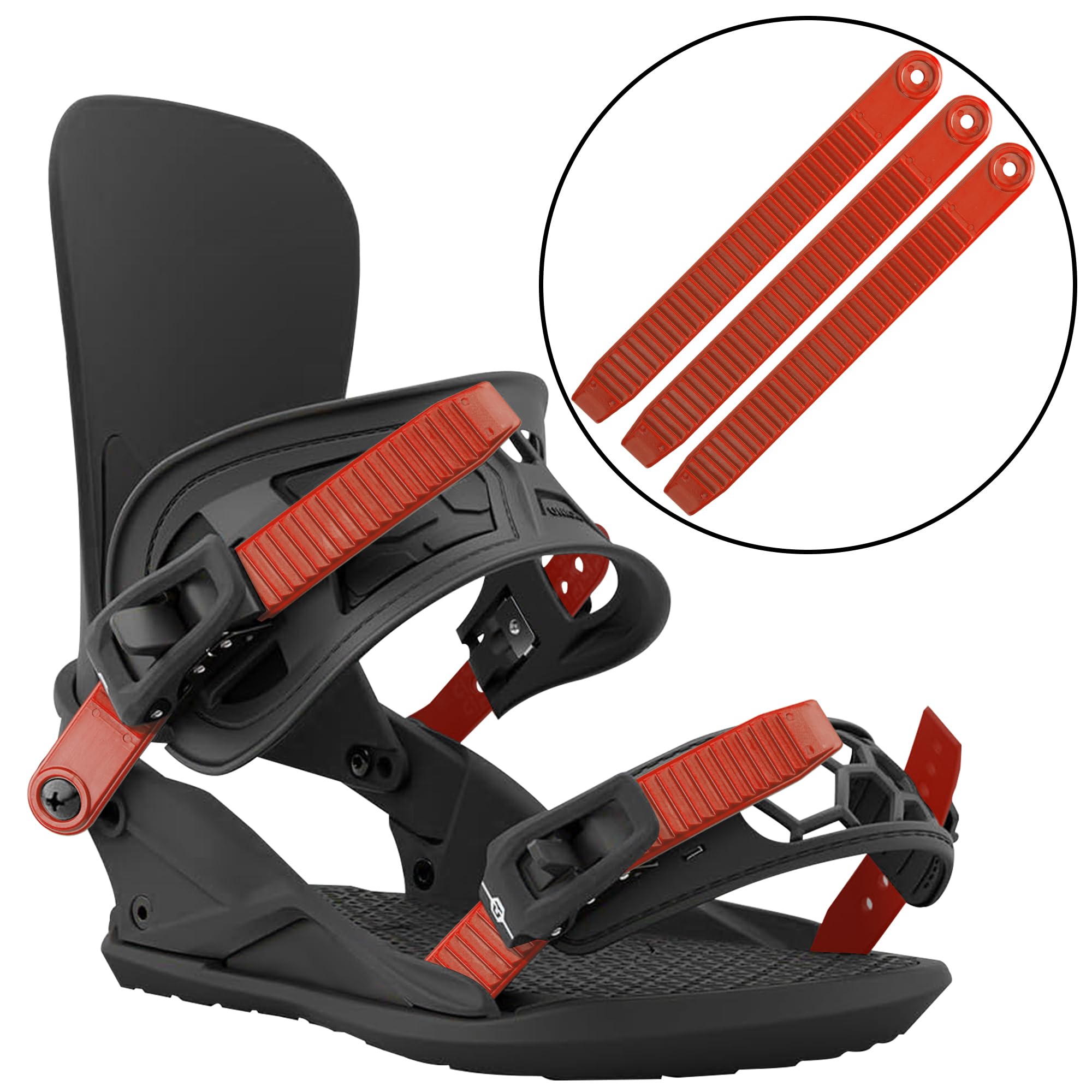 3 paia di cinghie per caviglie da snowboard – Rilegatura per scala – Sostituzione pattini in linea