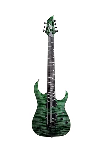 ISFF7U-450 Fanfret Electric Guitar Trans Green