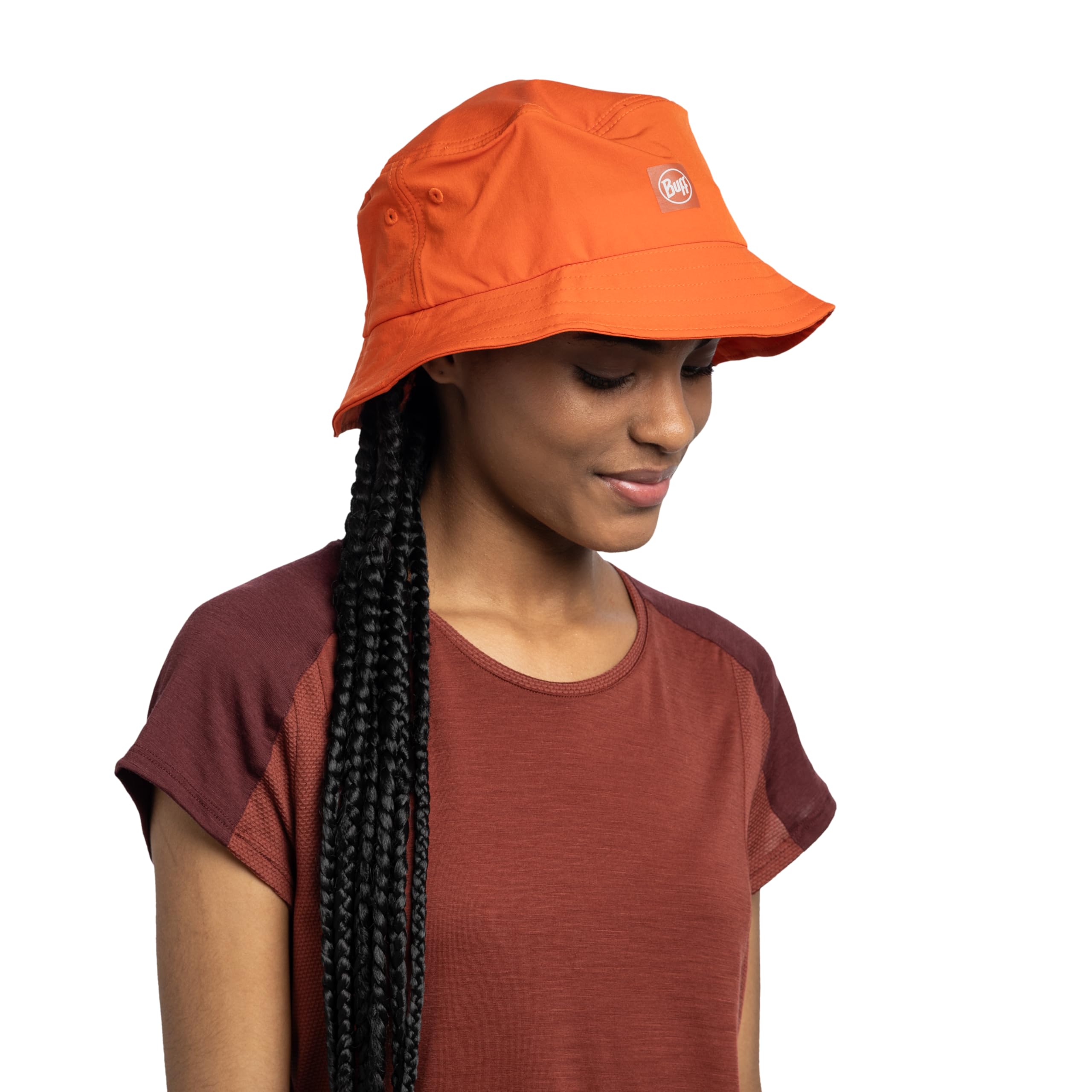 BUFF® Czapka z daszkiem Adventure Bucket Hat Caps, rouge, L