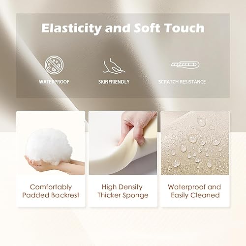 Miniatura 86 de BestMassage - Sillón reclinable para sala de estar Moderno sofá con respaldo alto, asiento para cine en casa con soporte lumbar (con masaje,