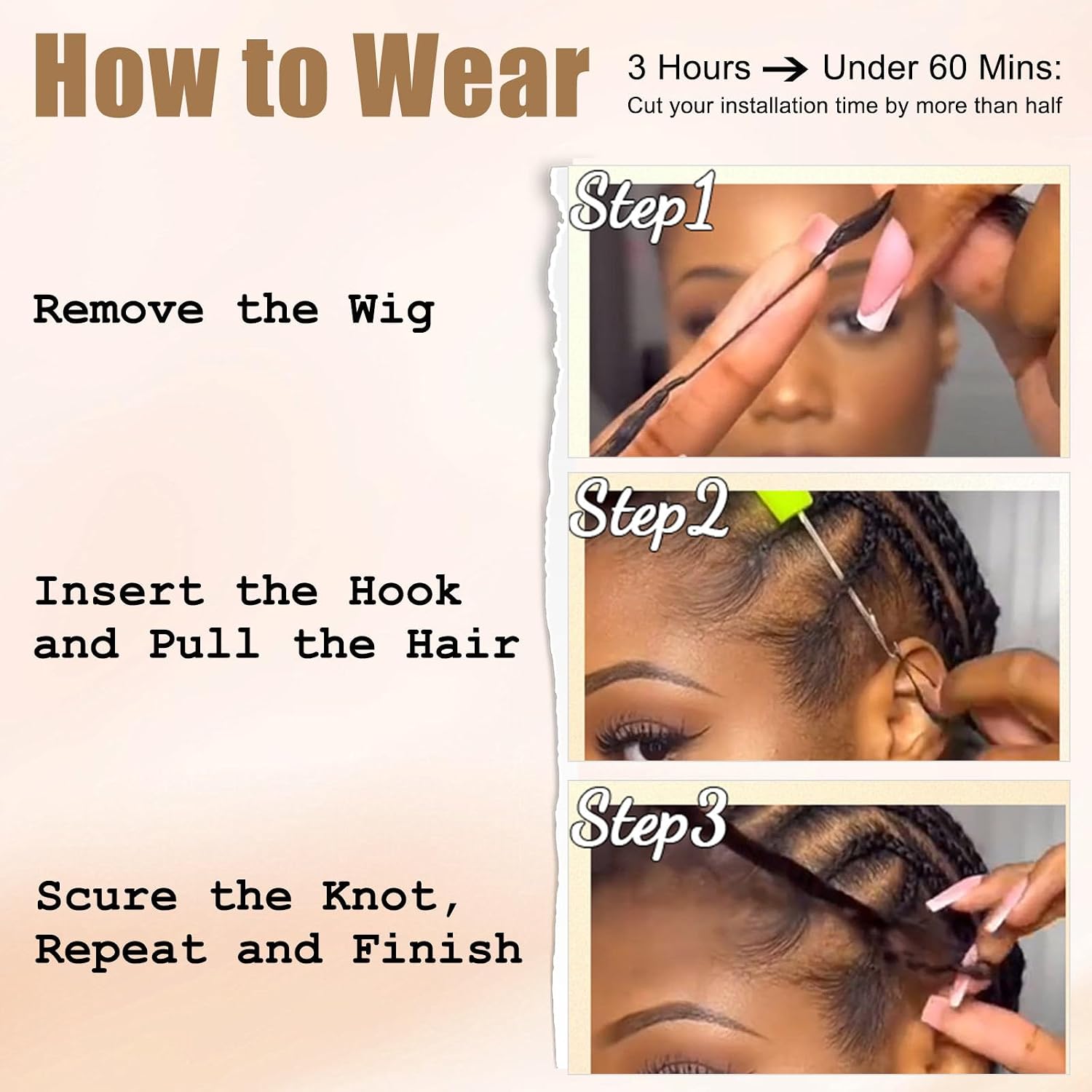 Feather Crochet Hair 18 Inch 150g 100 Strands | Pre-Separated Deep Wave Curly, Synthetic Hair Extensions for Black Women, Invisible Miracle Knots, Soft & Natural Look