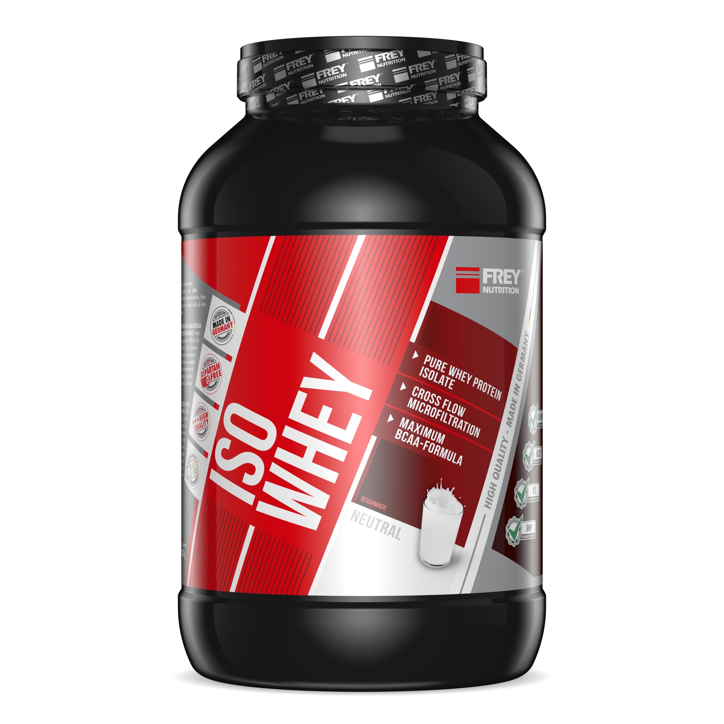 Frey Nutrition Iso Whey Neutral Dose, 1er Pack (1 x 2.3 kg)