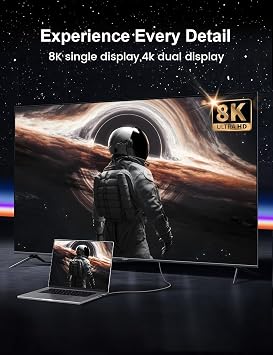 XAOSUN Thunderbolt 4 Kablo için 240W USB4, 90 Derece Dik Açı Thunderbolt 4 Kablo 6 ft, Destek 240W Şarj, 40Gbps Transfer, MacBook, Thunderbolt Dock, Tablet, Hub, eGPU için 8K/5K HD Ekran