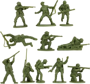 BMC WW2 Secret Stronghold - 36pc Plastic Army Men German Bunker Playset