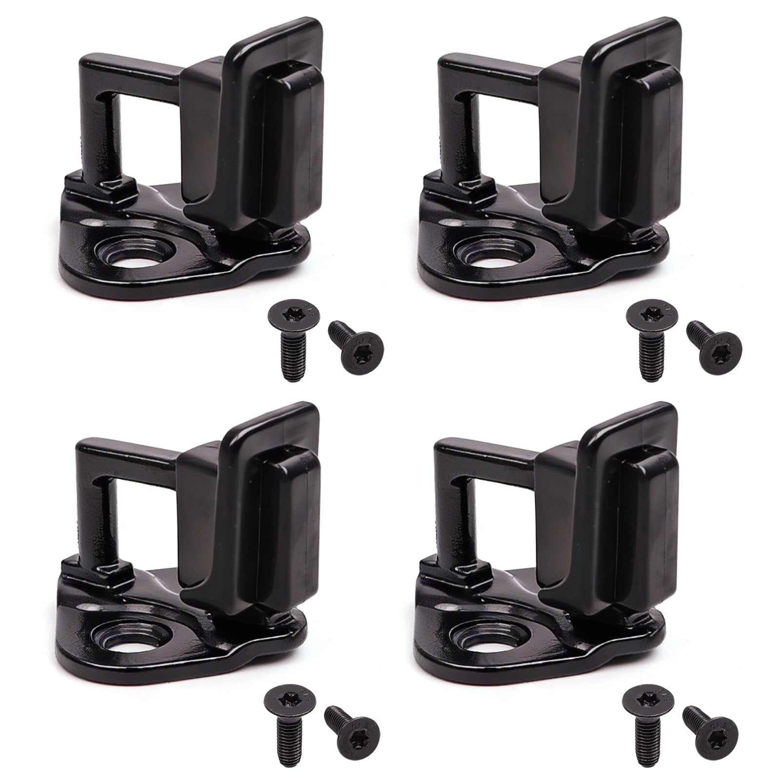 4PCS Door Lock Striker Pin w/Bolt Compatible with Ford F150 F250 F350 1999-2016 for Single Cab or Crew Cab, Latch Mechani Replace 9L3Z-1522008-A Striker Door Locking
