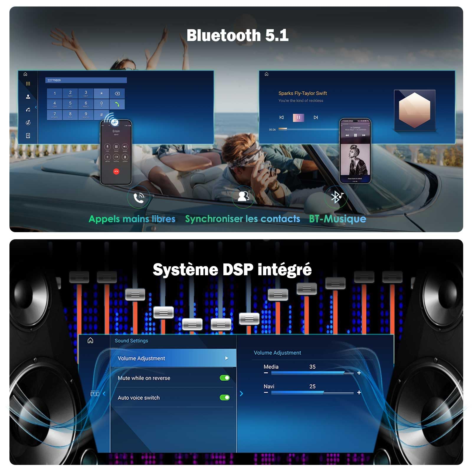 12,3 Pouces 8GO+128GO Qualcomm 8 Core Android 16 Autoradio Stéréo pour BMW X3 F25 Système CiC Support GPS Navi Carplay IPS WiFi 4G Dab+ DSP Android Auto Bluetooth 5.0