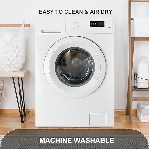 Miniatura 6 de Tapete de baño para bañera y ducha, tapete de baño suave antideslizante con ventosas y agujeros de drenaje, lavable a máquina, tapete de baño para