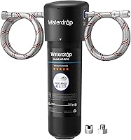 Waterdrop 10UA Under Sink Water Filter System - Reduces PFAS, Lead, Chlorine, Odors | NSF/ANSI 42 Certified, Easy Install, 1-Year Life