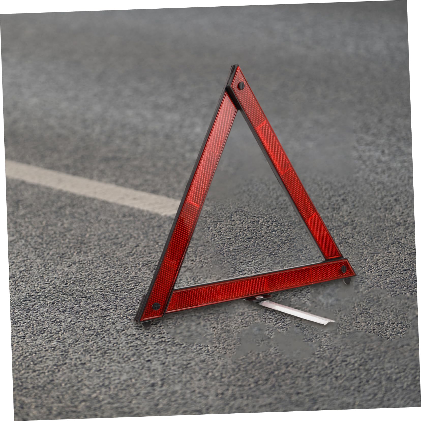 PRETYZOOM 5 Series Triángulo Peligroso Cinta Reflectiva Brillante Alto Triángulos De Emergencia Triángulos De Seguridad Vial Triángulos De Seguridad Dot Aprobado Plastico Abs 3 Piezas X 5