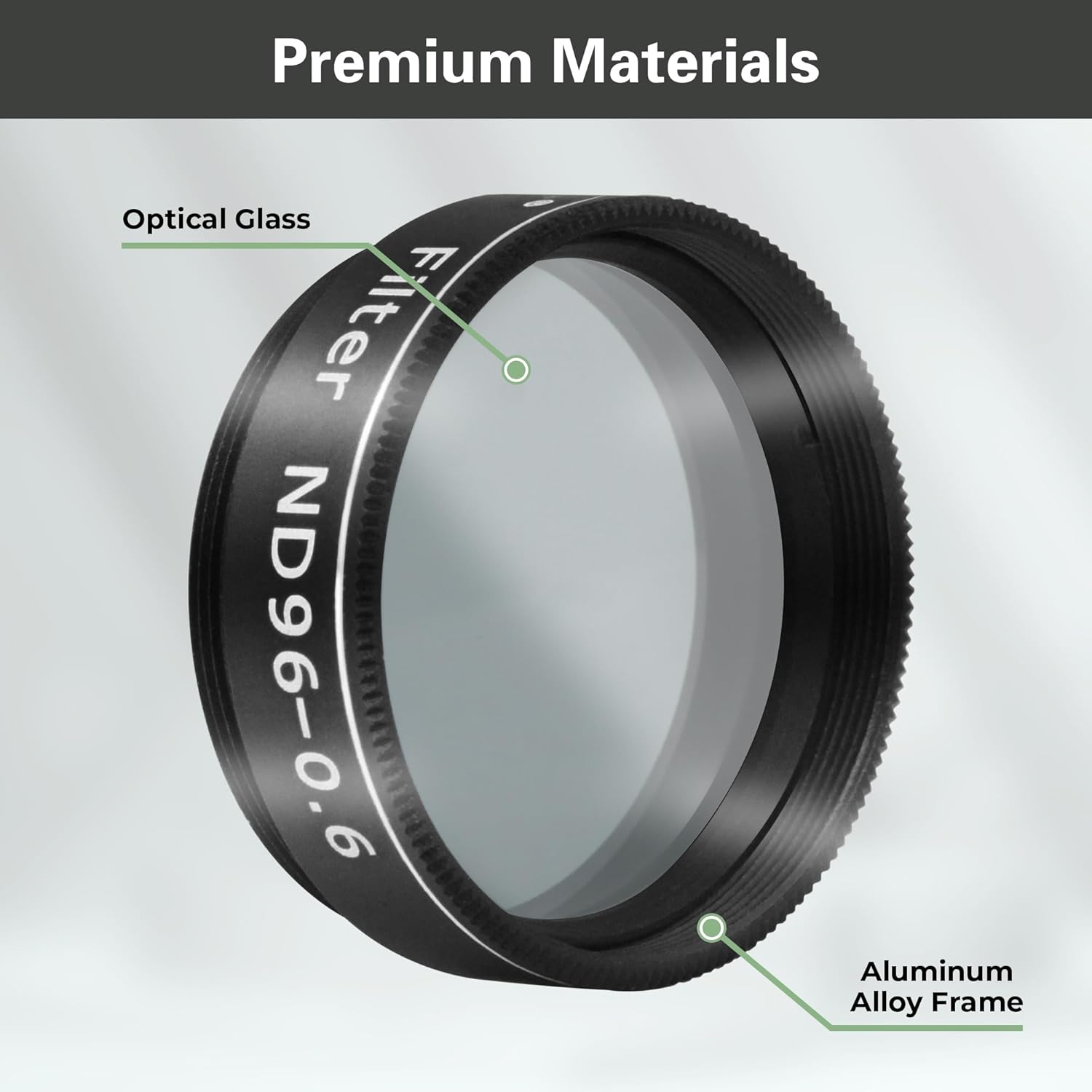 Alstar 1.25" Moon/Skyglow Filter - Bundle with - 1.25" Telescope Moon Filter Kit