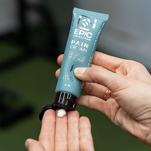 Miniatura 5 de Epic Comfort Cream  Mezcla natural refrescante para calmar músculos y articulaciones  Ligero, no grasoso, mentol sutil, 2 onzas, paquete de 3