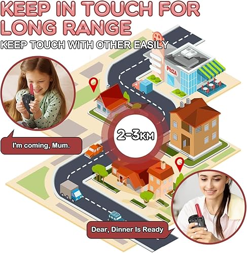 Miniatura 2 de Selieve Juguetes al Aire Libre para Niños de 4-8 años, Radioteléfonos para Niños de Larga Distancia 22 Canales Radio Bidireccional Juguetes