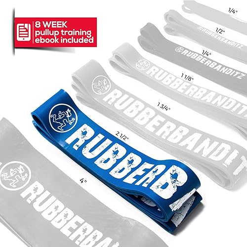 Miniatura 5 de Rubberbanditz Banda de levantamiento de pesas de bucle continuo de 12 pulgadas, 5-150 libras