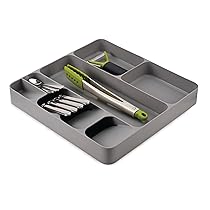 Joseph Joseph DrawerStore Organizer per Posate e Utensili da Cucina, per Cassetti, Grigio