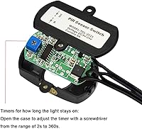 Vista 5 de Interruptor de sensor de movimiento activado por movimiento con cable de acoplador de CC SUPERNIGHT DC 5V-24V 5A PIR