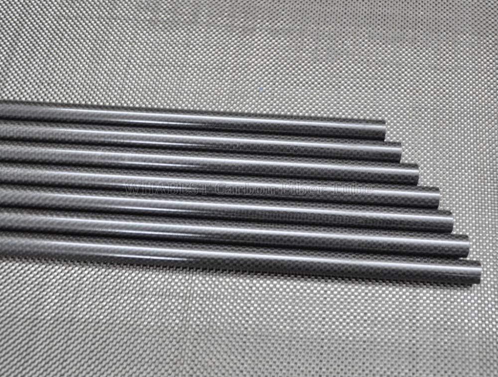 Carbon Fiber Tube 3k 8MM OD x 5MM ID x 500MM Glossy Finish 100% Carbon DIY 8x5 (1pcs 8x5x500mm Glossy)