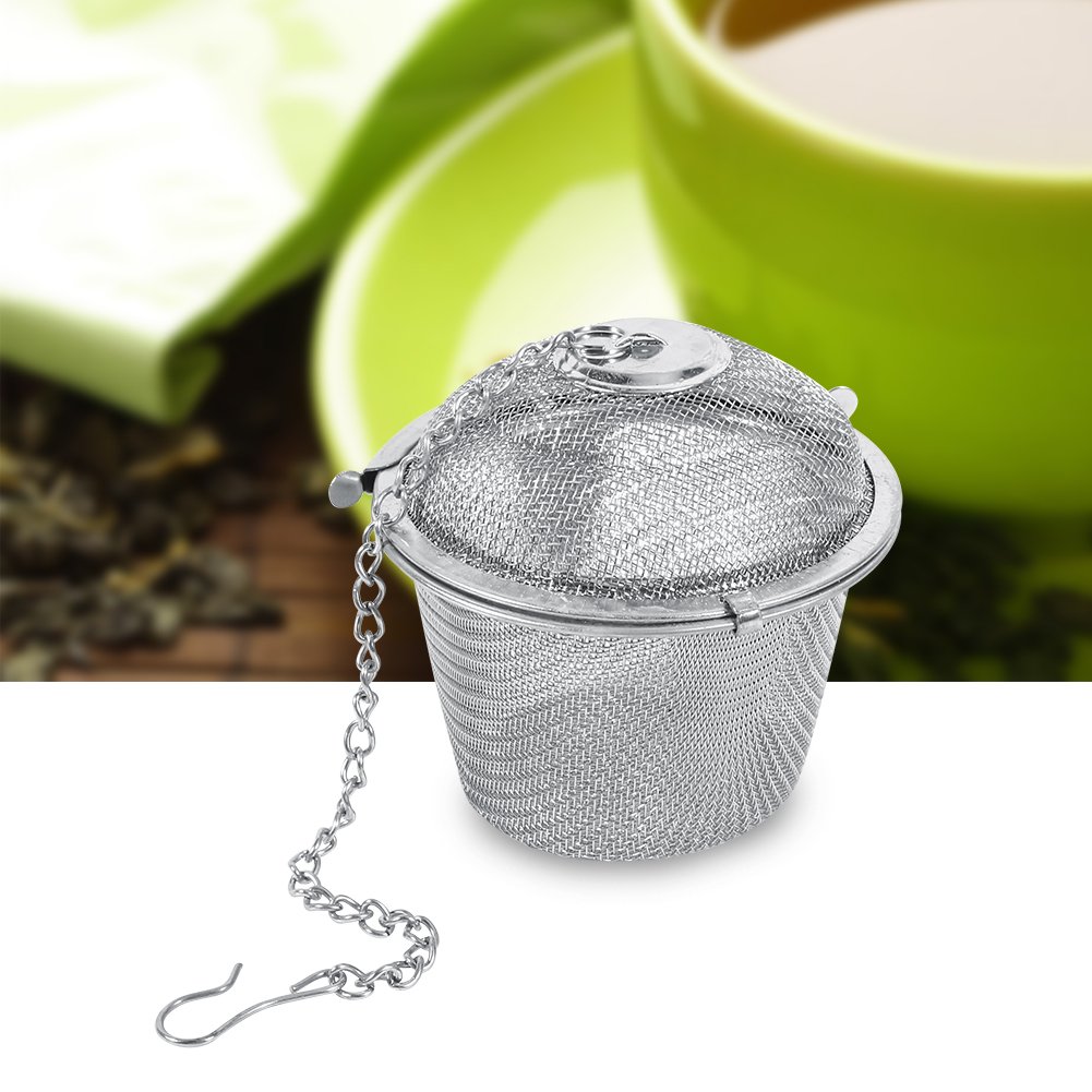 Ailgely Stainless Steel MESH Tea Strainer Filter for HOT Beverages 6.5CM