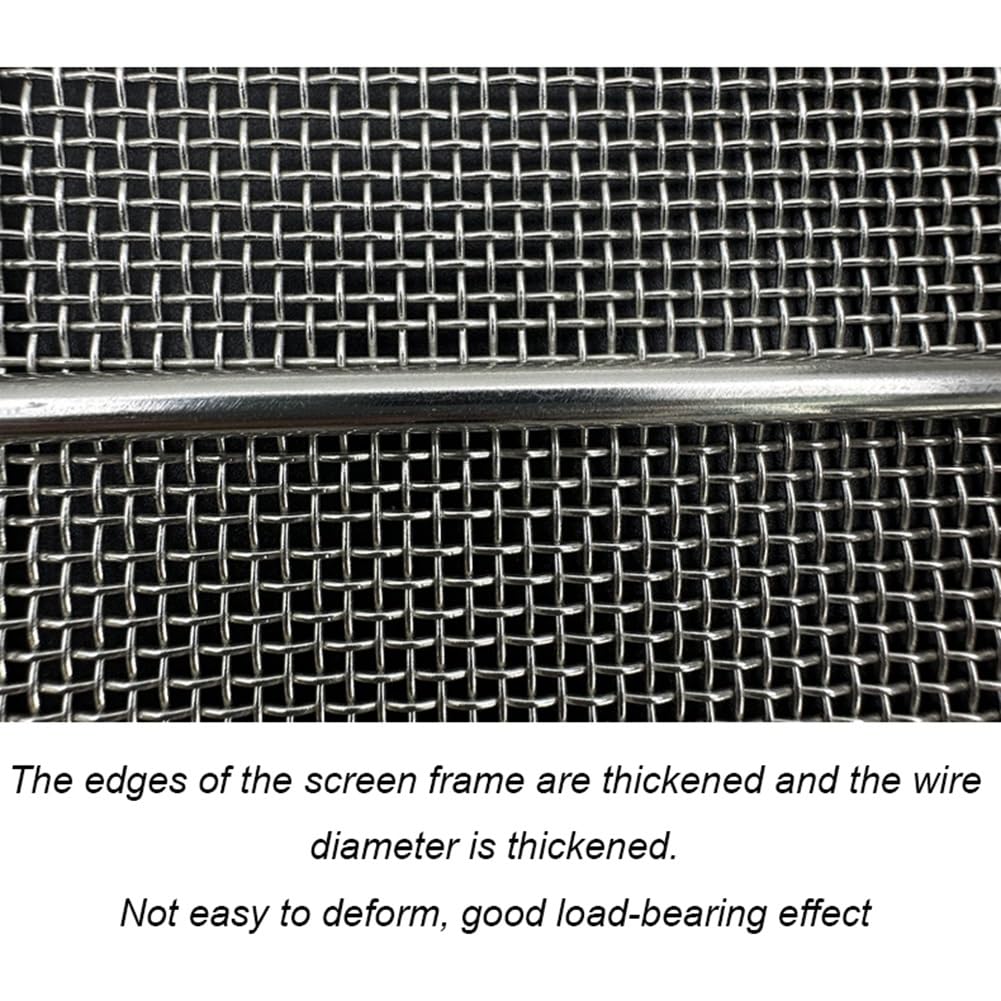 Cestello per sterilizzazione in acciaio inossidabile con coperchio, design perforato a rete 304 per vassoio strumenti, ideale per la sterilizzazione della stanza di rifornimento, perforazione da 2 mm