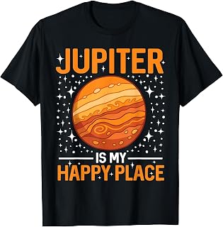 Jupiter Is My Happy Place - Jupiter Planet Space T-Shirt
