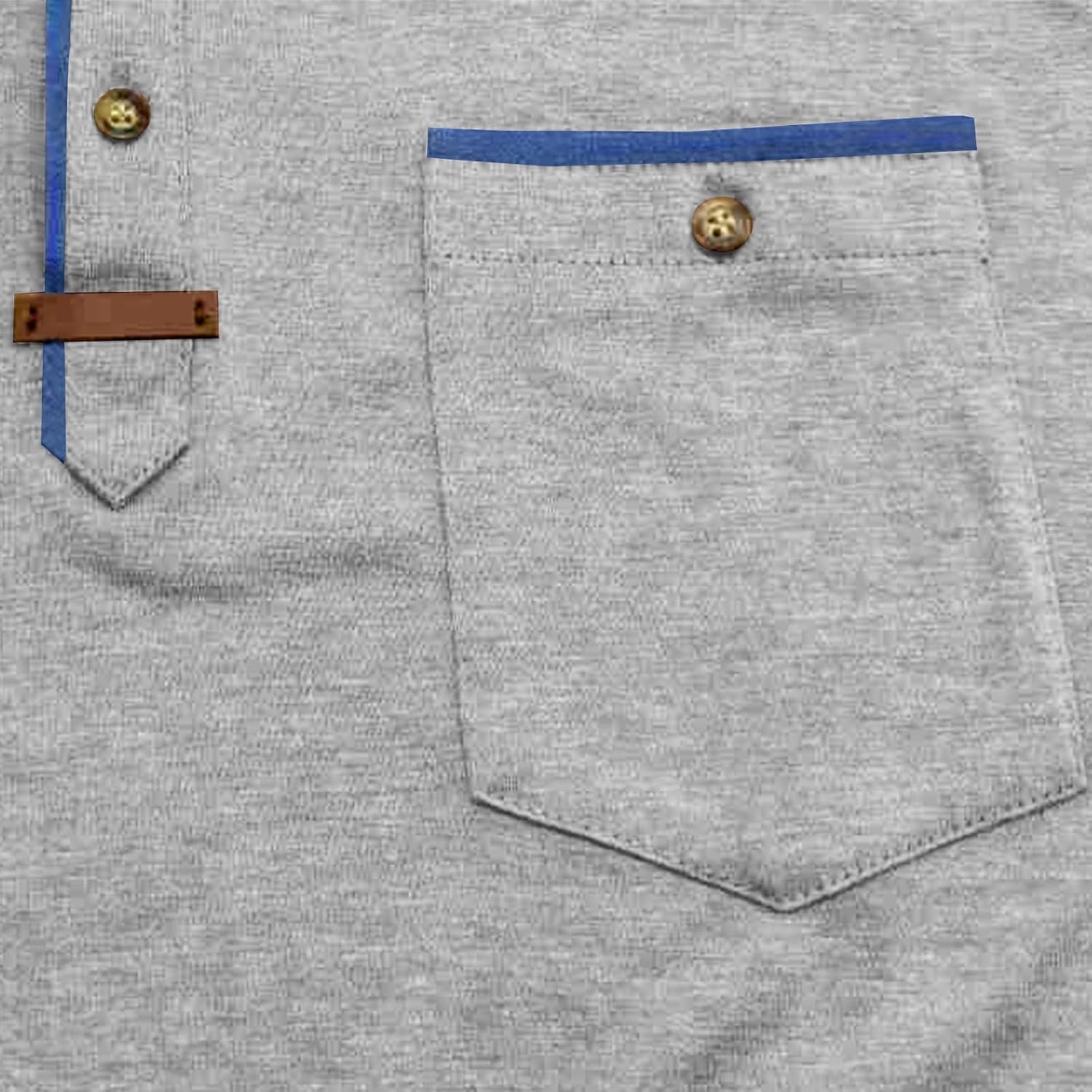 SEGANUP Men's Casual Collared Polo Shirts Cotton Short Sleeve Golf Shirts Fashion Basic Shirts with Pocket - Image 5