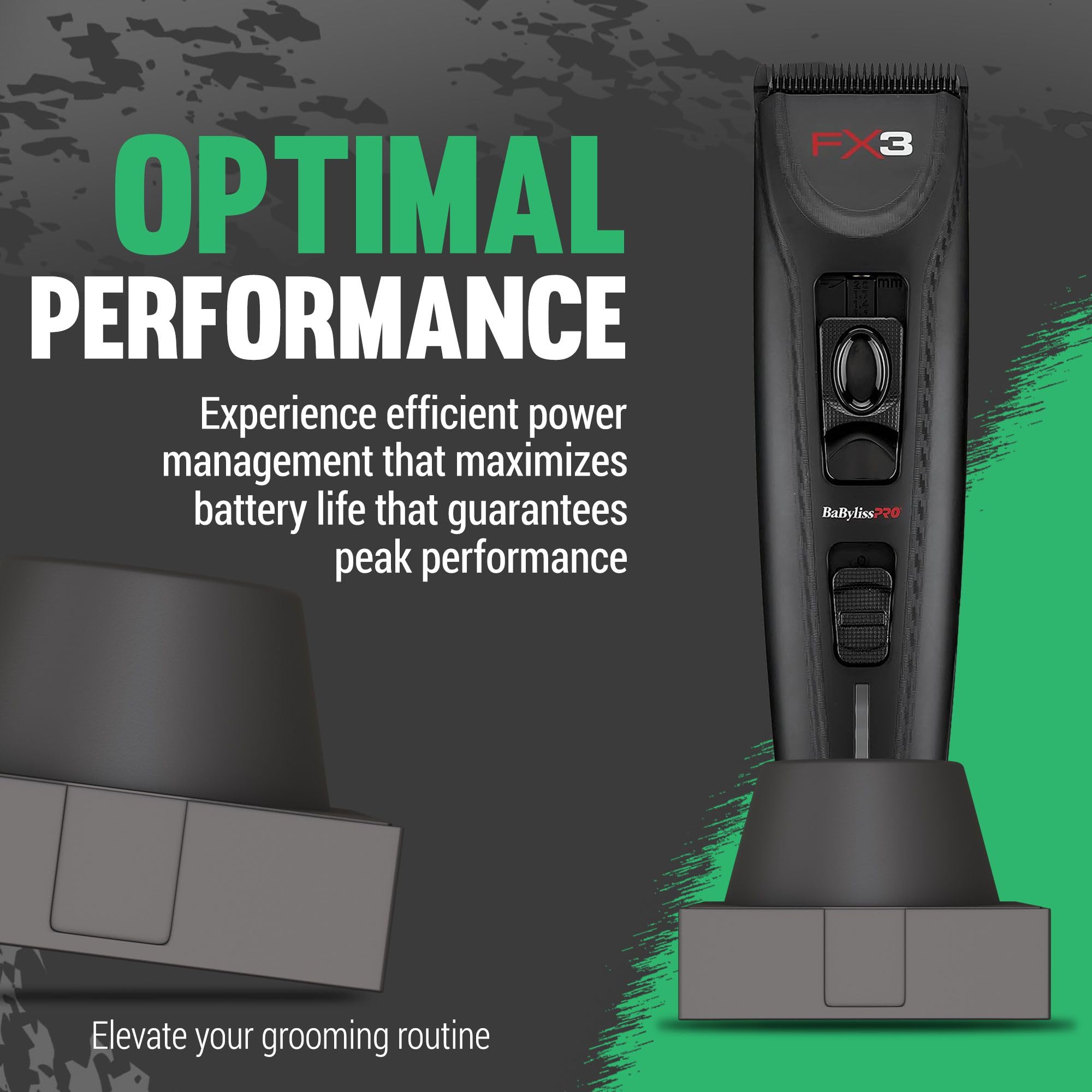 Tomb 45 Power Pod for Babyliss FX3 Hair Clippers - Wireless Charger for Hair Clipper - Charging Base