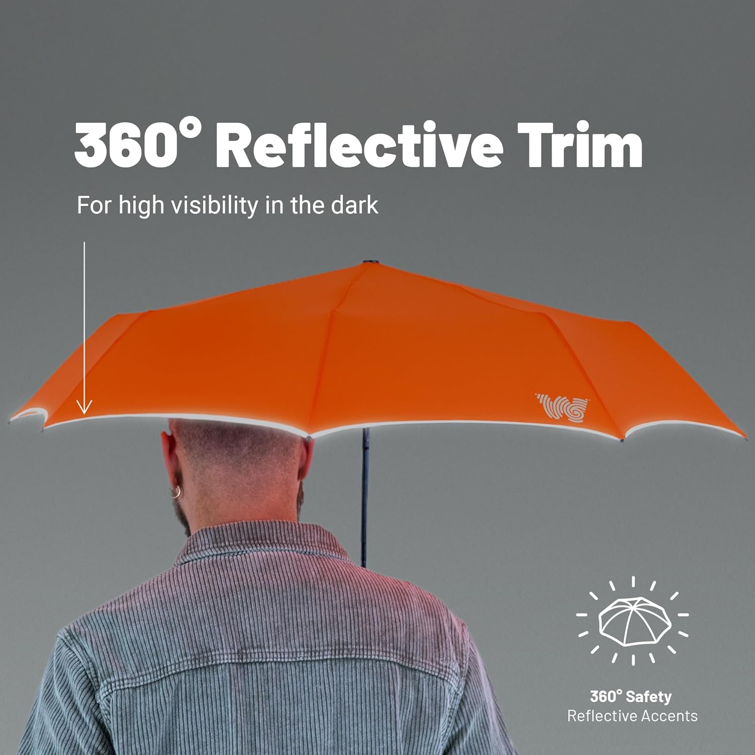 Weatherman Umbrella - Premium Small Compact Mini Umbrellas for Traveling - Windproof Umbrellaas Resists Up to 45 MPH Winds - Traveling Umbrellasa for Rain, Wind, Purse, Pocket, Backpack, Car - Portable Travel Umbrellas Easy Auto Open Close w/ Strong Fiberglass Frame - Image 7