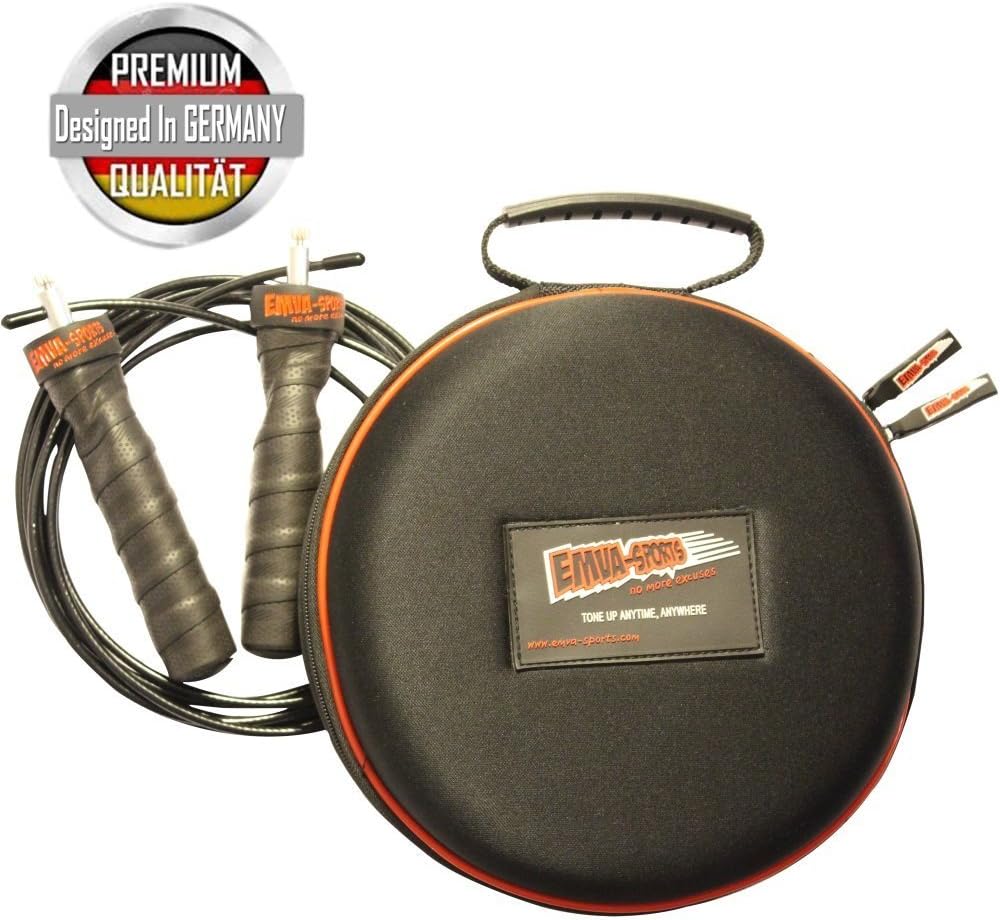 EMVA Sports Jump Rope ProBox I The only Available All in one Carrying case Fitness Solution for The Practical & Fashionable