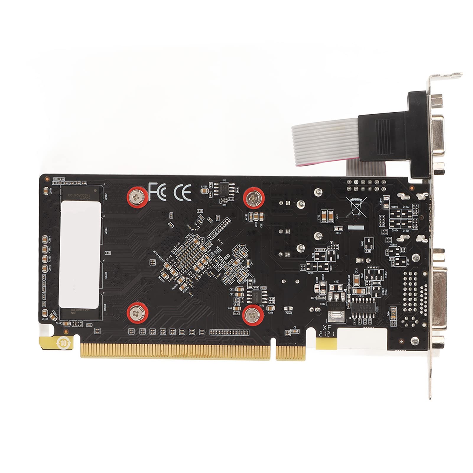 para AMD para Tarjeta gráfica Radeon HD 7450, Tarjeta gráfica 2G 64bit DDR3 con PCI Express X16 3.0, HDMI, DVI, VGA, Tarjeta gráfica de PC para computadora de Escritorio de Oficina