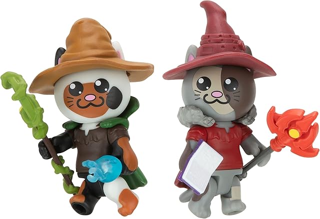 Roblox ROG0213 Celebrity Collection-Wizard Cats Game Pack [Includes Exclusive Virtual Item], 17.17 x 5.08 x 23.29 cm