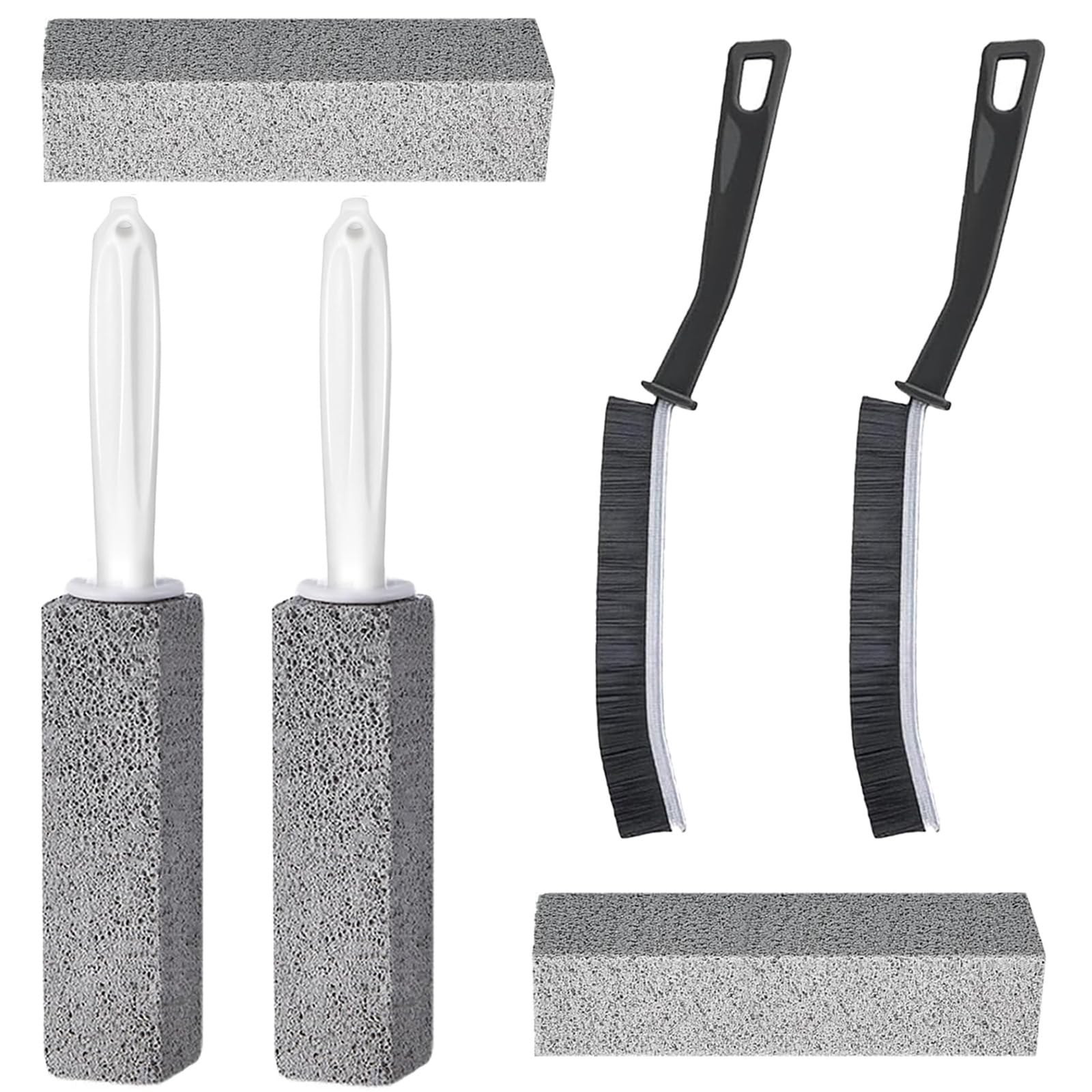 6 Pcs Magic Brush, Pumice Stone for Toilet Toilet Pumice Cleaning Stone, With Handle Toilet Pumice Stone
