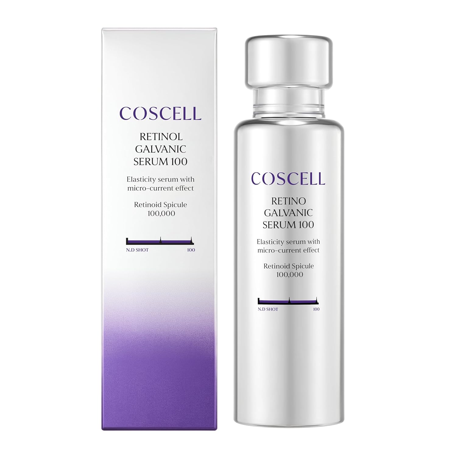 Retino Galvanic Serum 100, Retinol Spicule Face Serum With Galvanic Care, Firming Anti Aging Skin Texture Care, 50g / 1.76 Oz