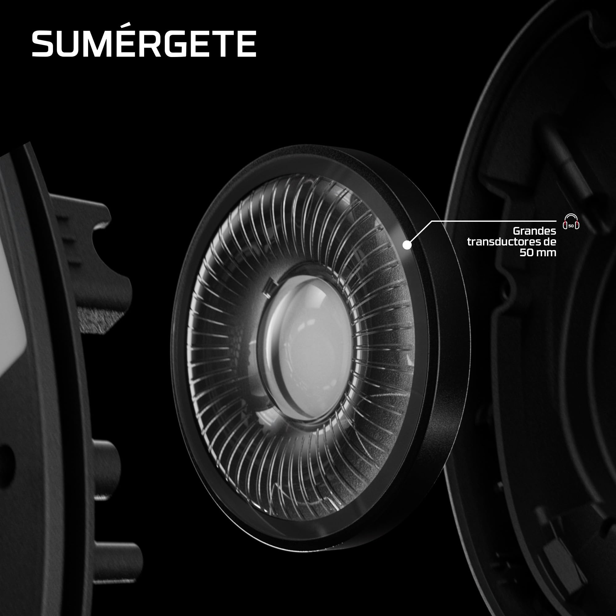 HyperX Cloud Stinger 3 Auriculares Gaming con Cable para PC | Jack 3.5 mm, Controladores de 50 mm, Micrófono con Cancelación de Ruido, Diadema Ajustable, Negro