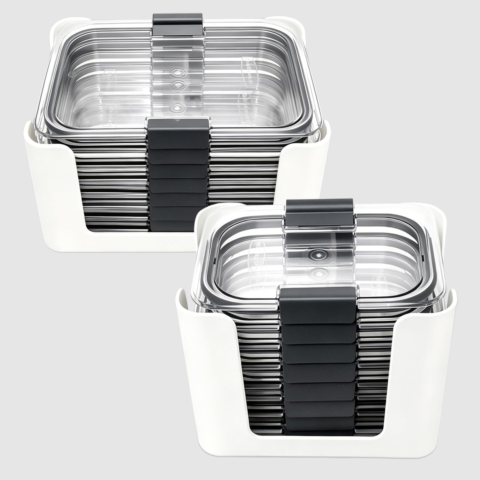 Food Storage Container Lids Organizer for Rubbermaid Brilliance Nap-On Lids