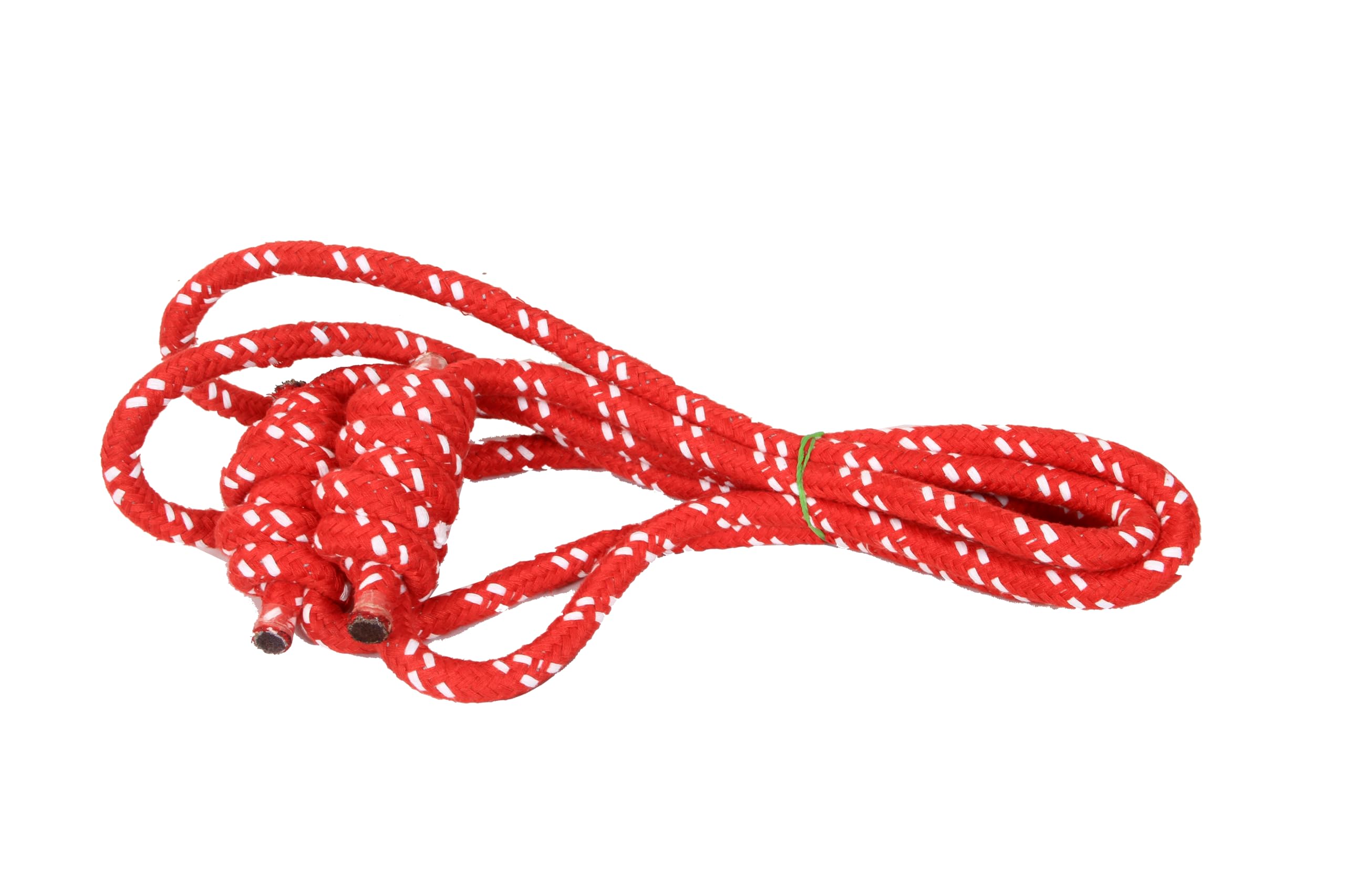 Preeti Yoga Iyengar Ropes Red Cotton Versatile Strength Iyanger Yoga Wall Ropes for Balanced Practice Size Medium-12 mm (Red Color,White dots)-image-32