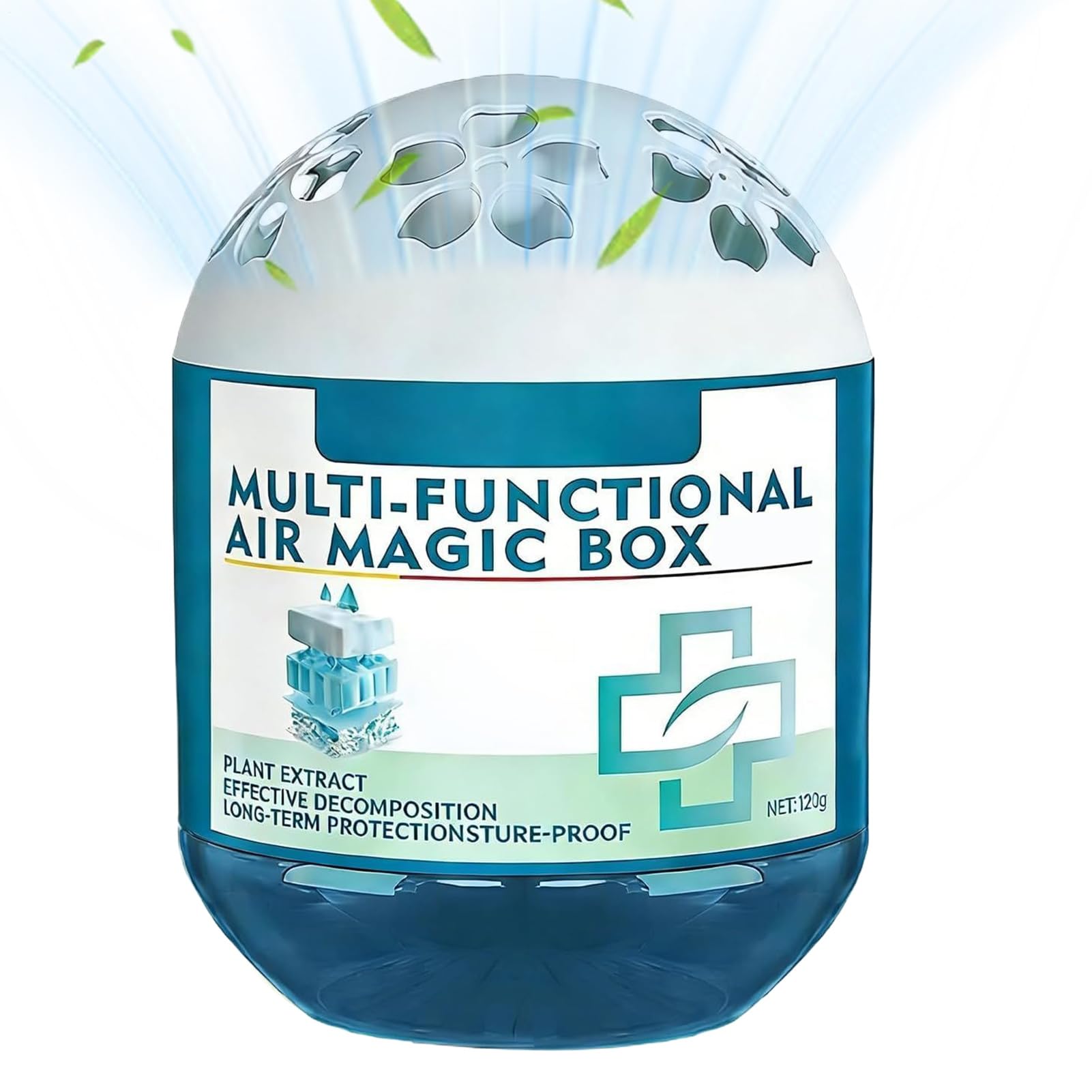 Boîte De Purification De L'Air Et D'Élimination De La Poussière | Désodorisant 120g à Longue Durée | Rafraîchisseur D'Air Automatique Aspirant Poussière Pour Salle De Bain - pour Maison, Cuisine, Sall