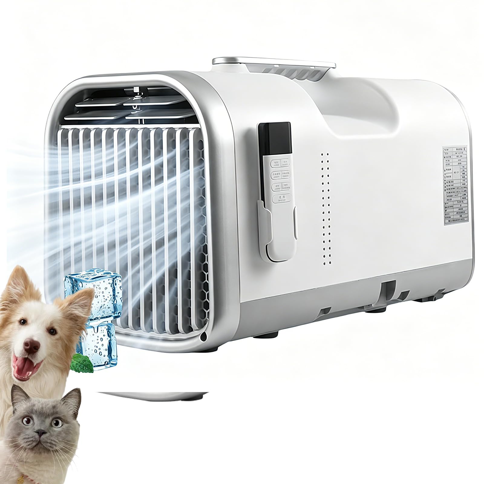 Vunhex T1-Pro 4400/5100 Btu Portable Outdoor Air Conditioner Camping, Cooling + Sleep + Dehumidification + Air Supply, Small Air Conditioner Dormitory Security Booth Bed Tent Mo-Squito Net Vehicle Mobile(T1-Pro)