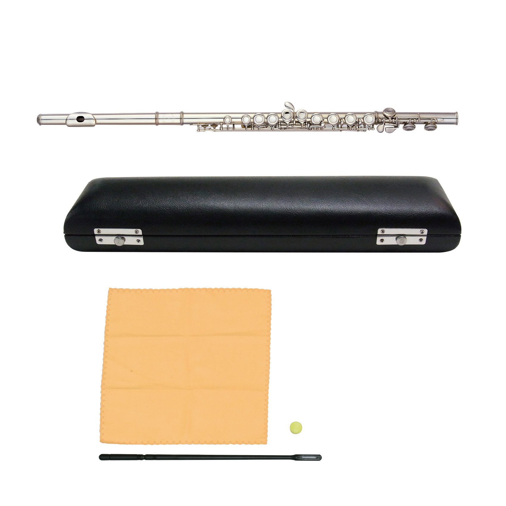 Amazon | MAXTONE フルート C管 ニッケルメッキ 仕上げ TF-40N 