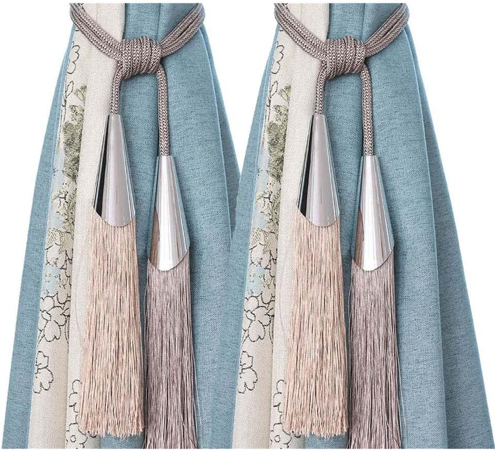 Curtains Tieback Tassel,Curtain Holder, 2pcs Vintage Tassel Curtains Tieback Curtain Holdback Window Treatments Hanging Pendants Decoration - Style I (Color : Style J)