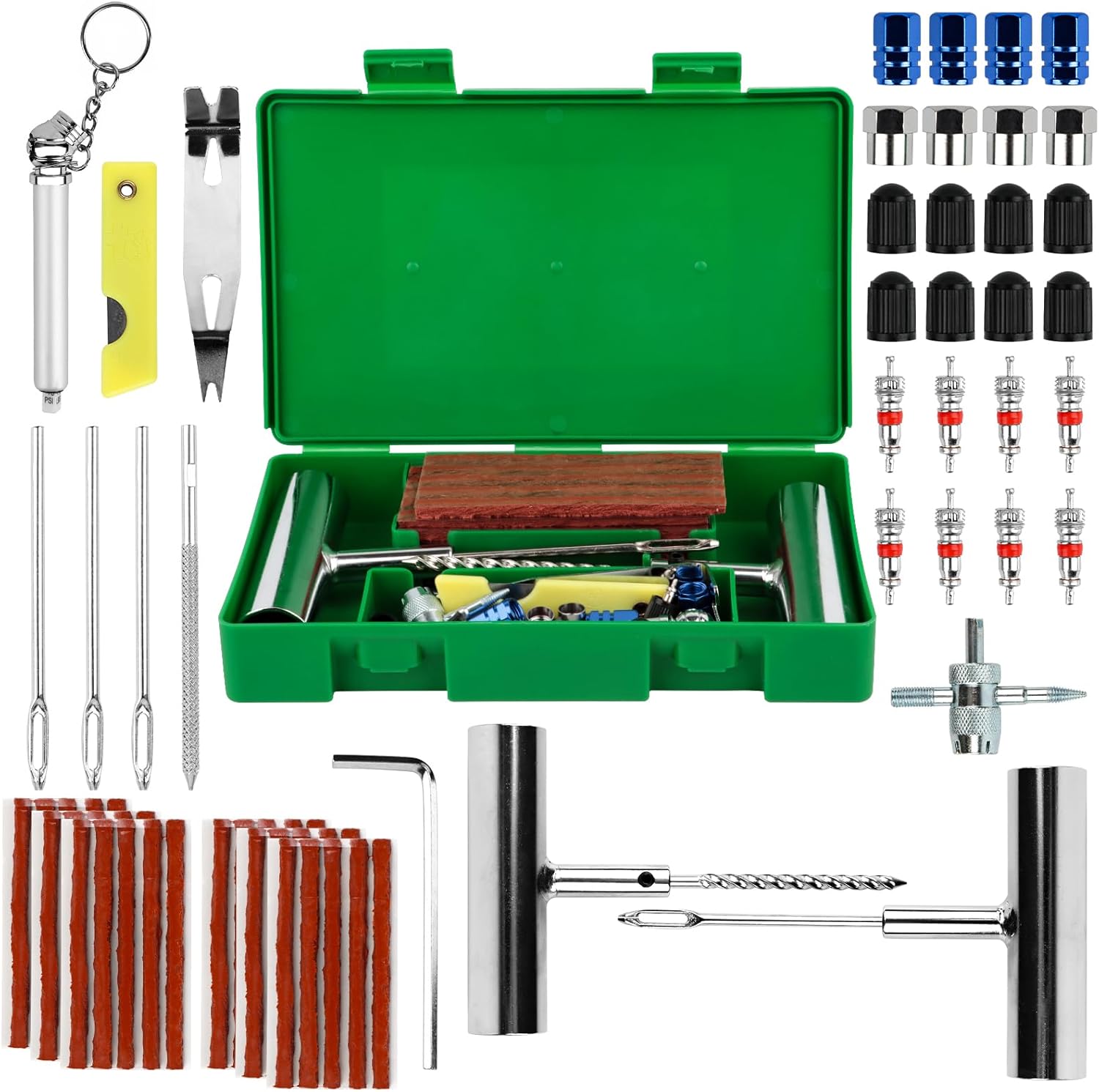 talifoca 65piece tyre repair kit, tyre repair kit, car tyre repair kit