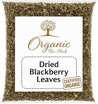 Organic Bio Herbs-Dried BlackBerry Leaves 100% Natural, Premium Quality Herb for Herbal Tea, Tinctures & Remedies Non-GMO, Additive-Free Folia Rubus Fruticosus 6 Oz.